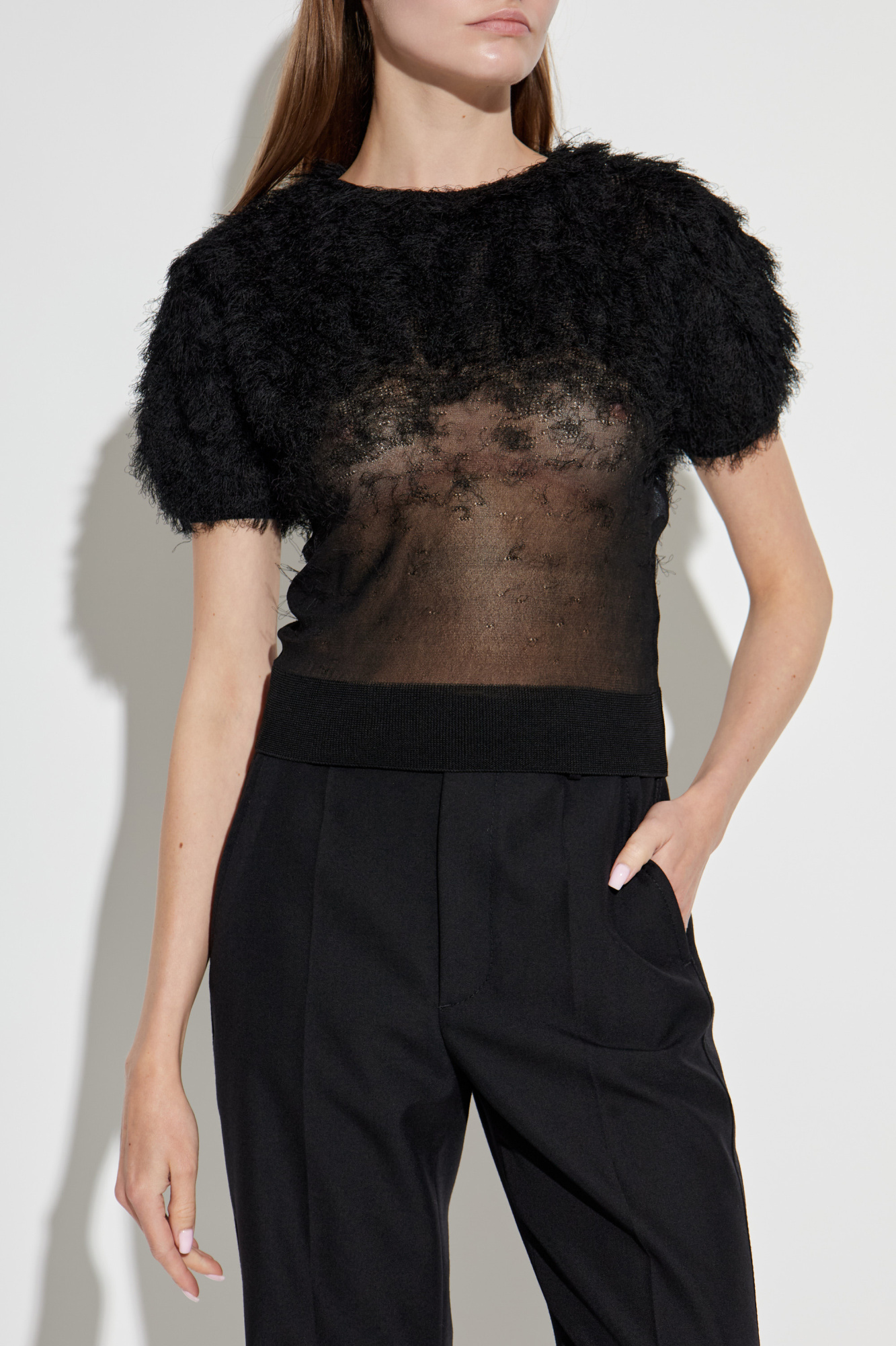 トップス MAISON MARGIELA Draped-panel bustier top Maison Margiela Silk top | Women's Clothing | Vitkac